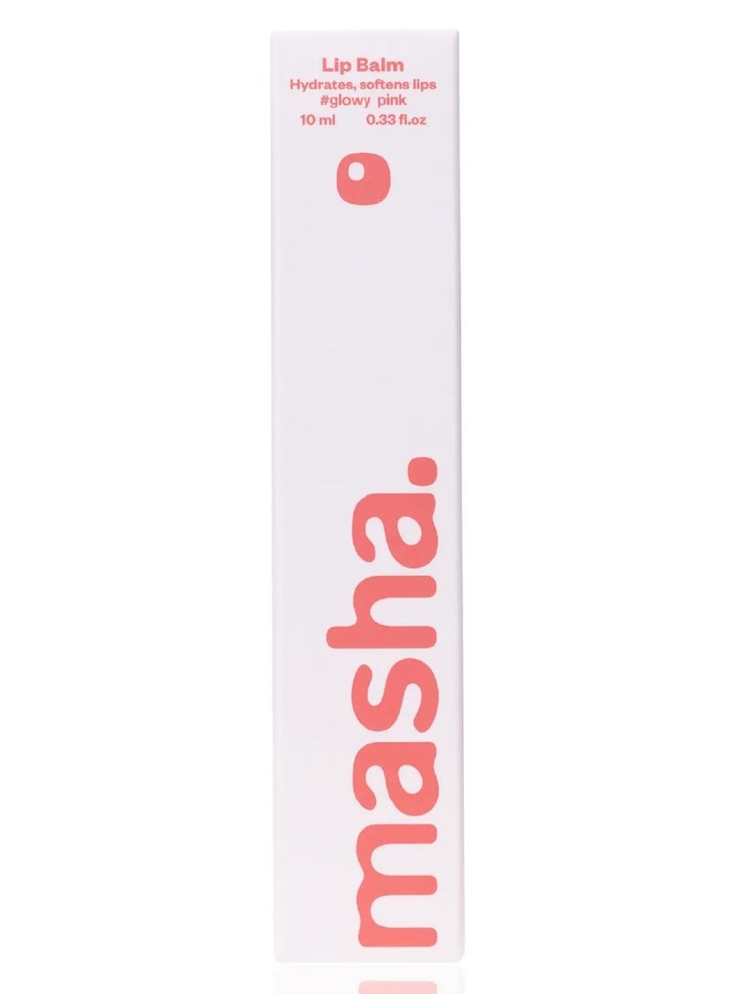 Masha Lip Balm Pink Shimmer By Masha - 10ml - Image 2